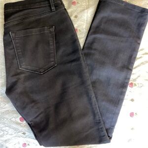 LOFT Black Modern Straight Pants 8